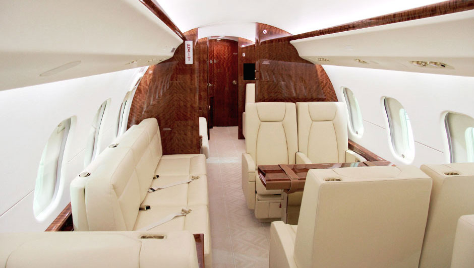 volo privato sul Bombardier Global 6000